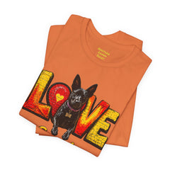 Personalized Love Your Dog T-Shirt — Designed with your dogs name and picture Graphic Tee