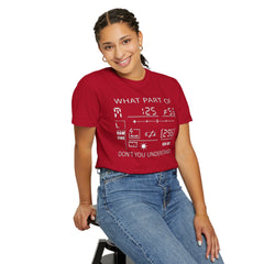 CAMERA DISPLAY, Graphic Unisex Garment-Dyed T-shirt