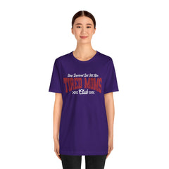 Sleep Deprived Still Alive Tired Moms Club T-Shirt — Funny Vintage Mom Graphic Tee