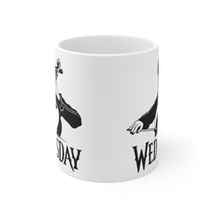 Wednesday Addams - Ceramic Mugs (11oz\15oz\20oz) | Pop Culture | Addams Family | Fan Gift | Gift For Her | Gothic Style Mug | Creepy Comedy