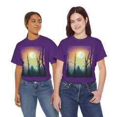 Serene Nature Graphic Tee, Aesthetic T-Shirt, Cozy Casual Wear, Gift for Nature Lovers, Perfect for Outdoor Adventures