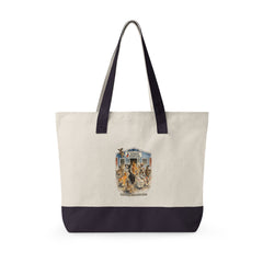 Who Let The Cats Out  Baldwin Harbor Animal Hospital Canvas Tote — Zippered Beach Bag for Cat Lovers
