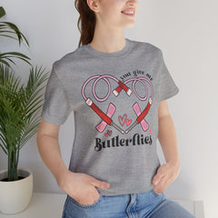 Phlebotomist Heart Butterflies Tee