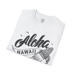 Aloha Hawaii Surf Rider Unisex Softstyle T-Shirt