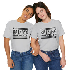 Raising Patriots Tee – Americana Stars & Stripes Family Pride T-Shirt