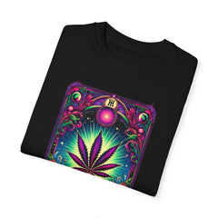 TAROT CARD WEED T Shirt, Vintage Style tee, Marijuana Leaf Graphic Tee, Weed Lover, Smoke Cannabis tee, Relaxed Fit tee, Stoner Lifestyle