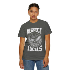 Respect the Locals Whale T-Shirt — Marine Conservation Graphic