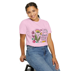 Floral Teacher T-Shirt - Comfort Colors Soft
