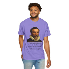 Kepler Coffee Quote T-Shirt — Astronomy Nerd Vintage Portrait Tee