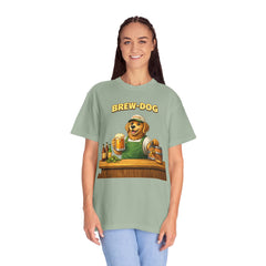 Golden Retriever Brewer Beer T-Shirt — Cute Brew-Dog Graphic Tee