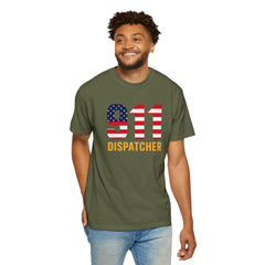 Vintage 911 Dispatcher Garment Dyed T-Shirt
