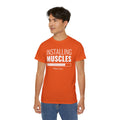 Installing Muscles Please wait, Graphic Unisex Ultra Cotton Tee