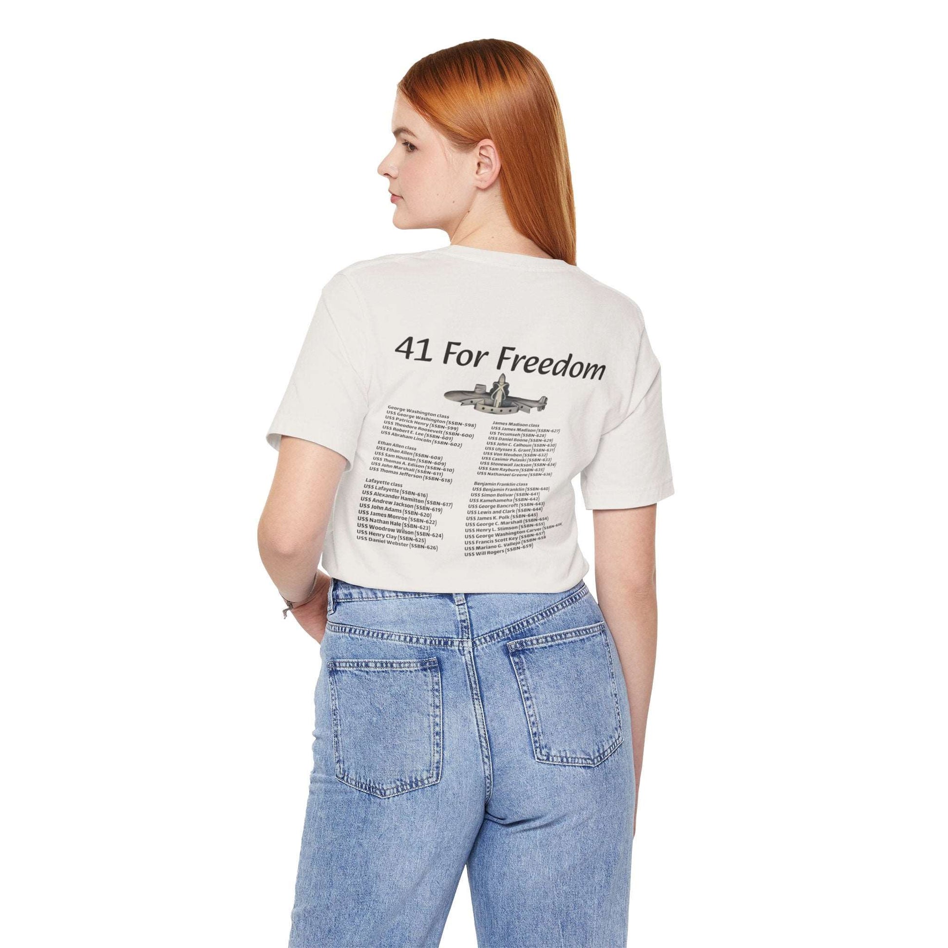 41 For Freedom Unisex Jersey Short Sleeve Tee