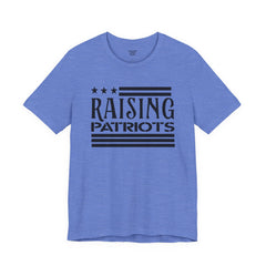 Raising Patriots Tee – Americana Stars & Stripes Family Pride T-Shirt