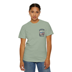 Where the Road Ends Long Island Unisex Garment-Dyed T-shirt