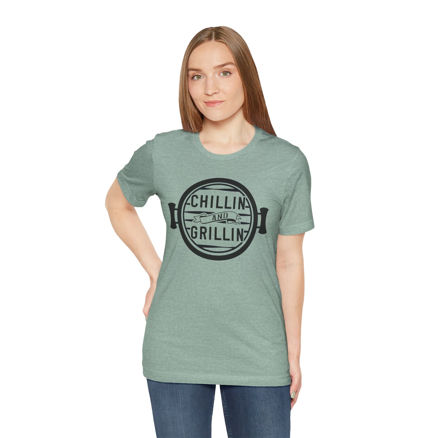 Grillin and Chillin, Unisex Softstyle T-Shirt