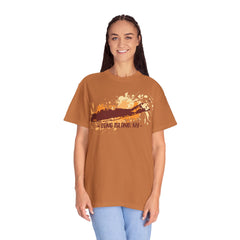 Long Island NY Comfort Colors Garment-Dyed T-shirt with Long Island Ice Tea Cocktail Recipe on Back