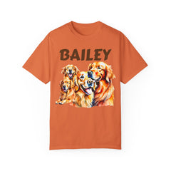 Comfort Colors Dog TShirt,Gift For Him,Use Your Own Dog Pictures,Dogs Name Tee,Gift For Her,Personalized Pet Shirt,Dog Lover Tee,Womens Tee