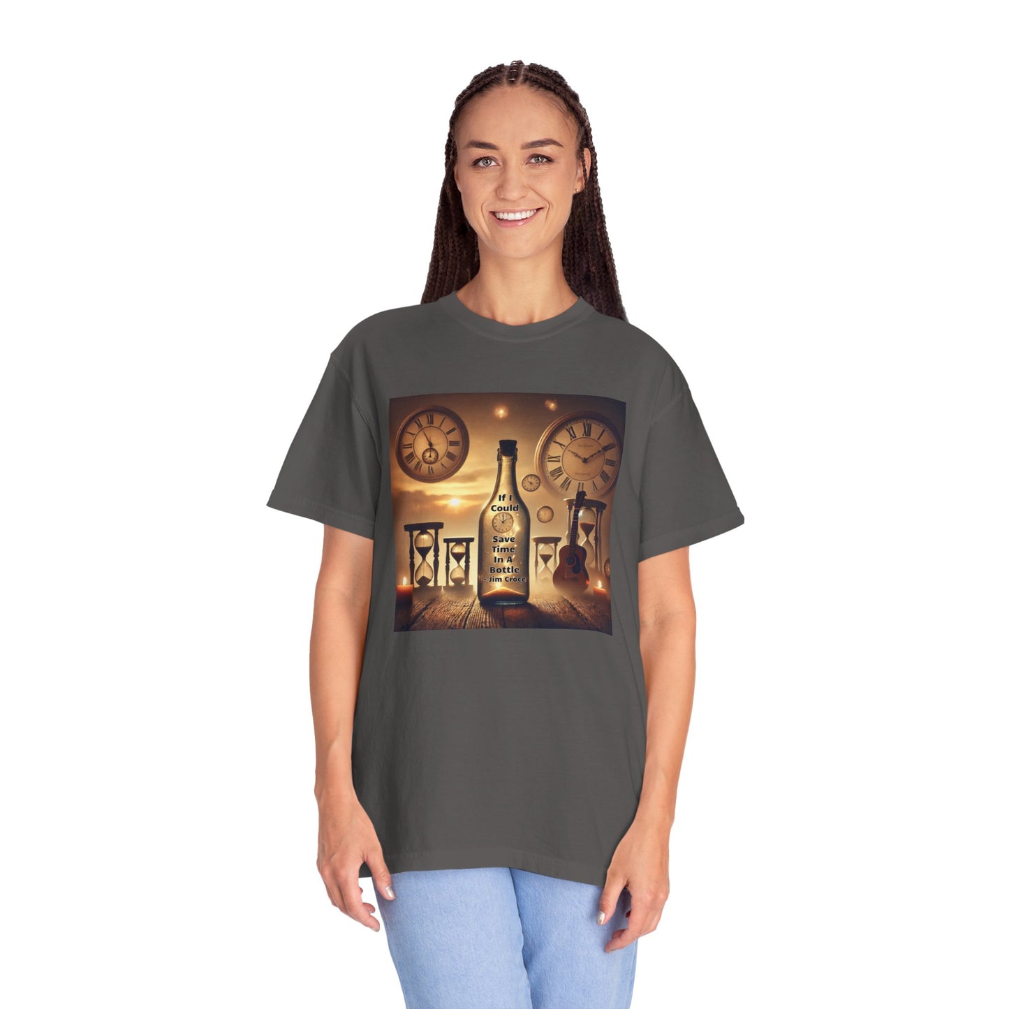 If I Could Save Time In A Bottle Graphic Comfort Colors Unisex Garment Dyed T-shirt