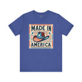 Made In America Cowboy Hat Graphic, Unisex Jersey Short Sleeve Tee