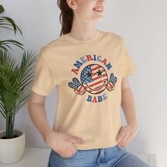 American Babe Graphic, Unisex Jersey Short Sleeve Tee