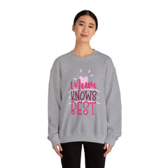 MUM KNOWS BEST SweatShirt,Mums Day Gift,Mum lover gift,Mum inspired shirt,mothers day present,birthday gift,unique mum gift,best mum ever