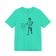 Terry Fox Inspirational Amputee Quote - Unisex Short Sleeve Tee,Amputee Awareness,Gift For Him,Gift For Her,Leg Amputee,Limb Loss Awareness