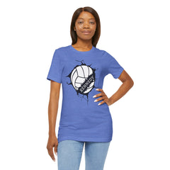 Personalized Name Volley Ball Unisex Tee Shirt