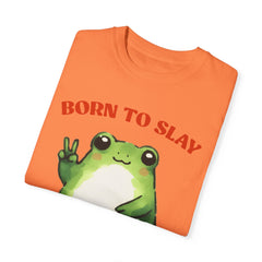 Vintage Style Frog , Born to slay -  Stylish Unisex T Shirt