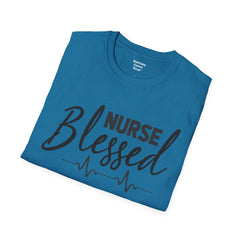 Blessed Nurse - Unisex Softstyle T-Shirt | Nurse Awareness, Medical Wear, Gift For Her, Scrubs Lover, Hospital Staff Gift, Registered Nurse