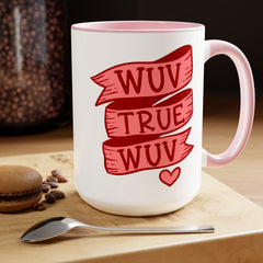 Wuv True Wuv Accent Mug,The Clergyman,Princess Bride Mug,80s Movie Quote,Gift for movie lover,vintage film gift,comedy movie mug,romcom mug