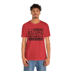 Raising Patriots Tee – Americana Stars & Stripes Family Pride T-Shirt