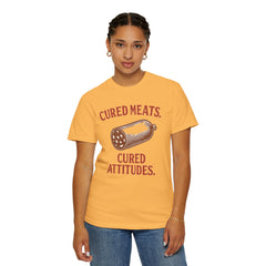 Cured Meats Graphic Tee - Funny Foodie Wear, Gift for Meat Lovers