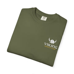 Viking World Tour T-Shirt, Garment-Dyed Apparel, Unisex Graphic Tee, Norse Mythology Gift, Festival Attire, Casual Wear