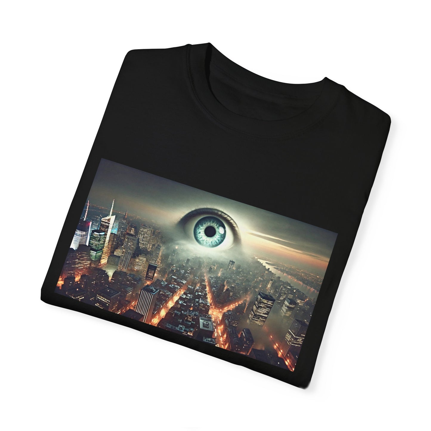 Alan Parsons Project Influenced Eye In The Sky Mural Graphic - Unisex Comfort Colors Shirt