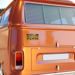 Runs On Nuclear Power Bumper Stickers
