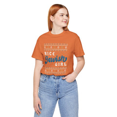 NICE JEWISH GIRL - Unisex Jersey Short Sleeve Tee