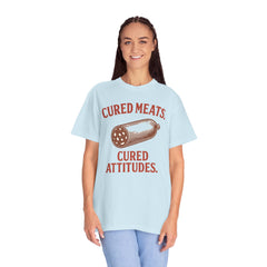 Cured Meats Graphic Tee - Funny Foodie Wear, Gift for Meat Lovers
