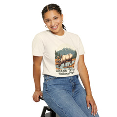 Grand Teton National Park Graphic, Comfort Colors Soft Relaxed Fit Unisex Garment-Dyed T-shirt