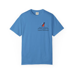 Lauren McGowan Front Logo Back Graphic Baldwin Harbor Animal Hospital "Who Let the Dogs Out?" Tee