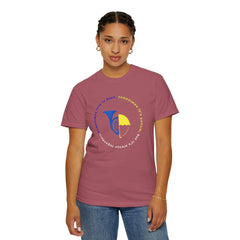 Blue French Horn & Yellow Umbrella T-Shirt — HIMYM Fan Tee