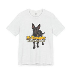 My Therapist Has A Wet Nose Personalized with your dog(s) image T-Shirt
