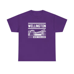 Wellington New Zealand Cities of The World Series Unisex Heavy Cotton Tee