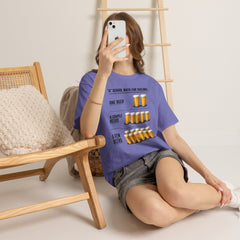 T-Shirt -  "A" School Math for Sailors Funny Beer Graphic Tee
