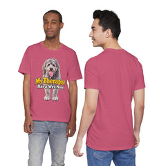 My Therapist Has A Wet Nose Personalized with your dog(s) image T-Shirt