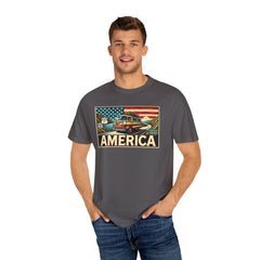 Ventura Highway Driving America Graphic Comfort Colors Unisex Garment Dyed T-shirt