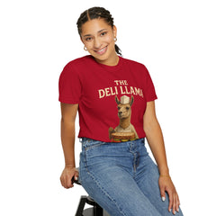 Funny Deli Llama Unisex T-Shirt - Perfect for Foodies and Animal Lovers