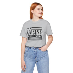 Raising Patriots Tee – Americana Stars & Stripes Family Pride T-Shirt