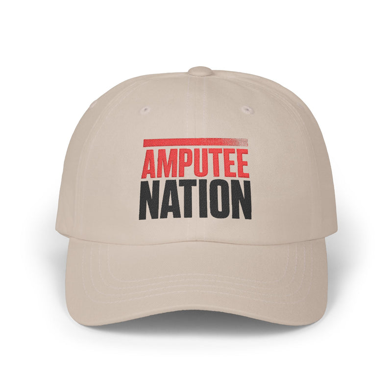 Amputee Nation Classic Dad Cap, Casual Hat for Support, Gift for Amputees, Awareness Cap, Adjustable Dad Hat