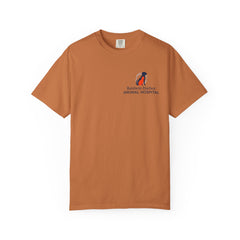 Front Logo Back Graphic Baldwin Harbor Animal Hospital "Who Let the Dogs Out?" Graphic Tee